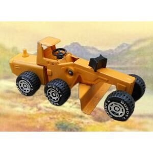 Buddy L 1979 Construction Road Grader Toy Brutes #467 Pressed Steel Toy